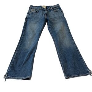 Ariat Mens Jeans M4 Relaxed Boot Cut Blue Denim Fargo 32x30 Style 1857